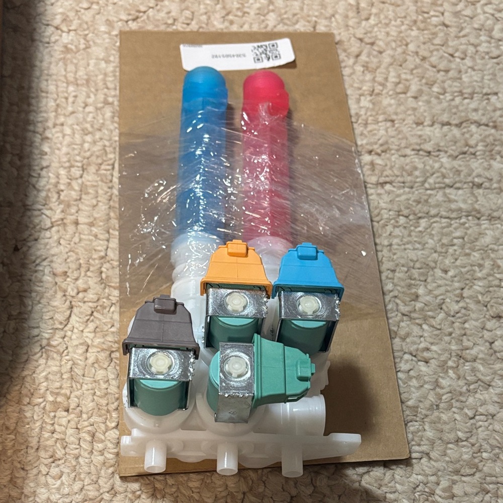 Replacement Water Inlet Valve Assembly in Blue and Pink